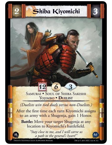 Shiba Kiyomichi FOIL  - Samurai • Soul of Shiba Sakishi • Yojimbo • Duelist(Duelists win tied duels versus non-Duelists.)After t