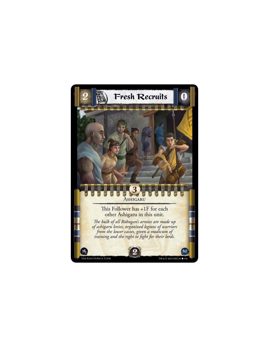 Fresh Recruits  - AshigaruThis Follower has +1F for each other Ashigaru in this unit.