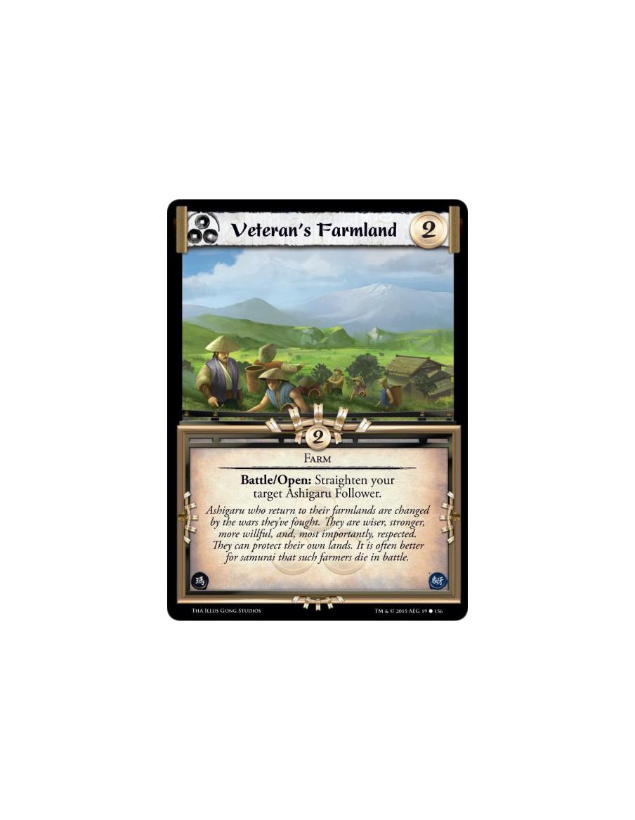 Veteran's Farmland  - Farm    Battle/Open: Straighten your target Ashigaru Follower.