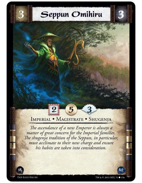 Seppun Omihiru  - Imperial • Magistrate • Shugenja          &nbsp;