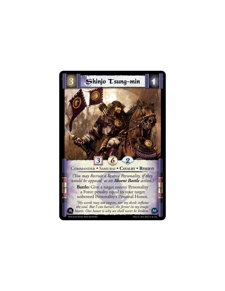 Shinjo Tsung-min FOIL  - Commander • Samurai • Cavalry • Reserve          (You may Recruit a Reserve Personality, if they would 