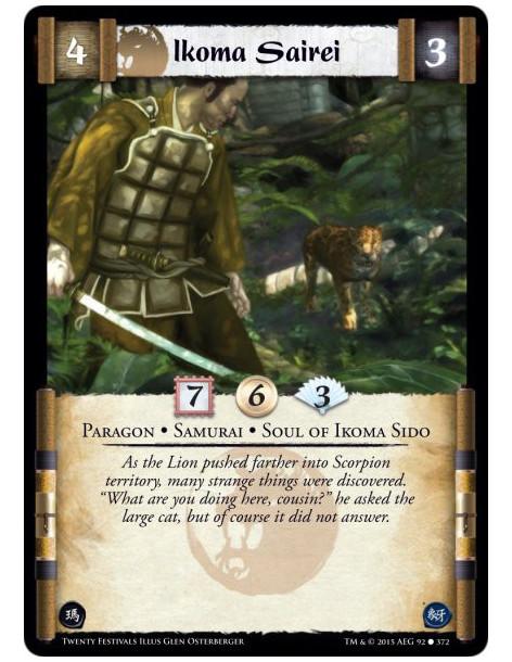 Ikoma Sairei FOIL  - Paragon • Samurai • Soul of Ikoma Sido   &nbsp;