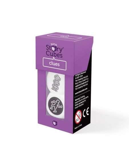 Story Cubes Pistas  - 
Story Cubes es un juego enormemente divertido, que agudiza tu ingenio y afina tu imaginación. Las imágene