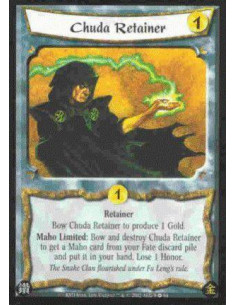 Chuda Retainer  - Retainer Bow Chuda Retainer to produce 1 Gold.Maho Limited: Bow and destroy Chuda Retainer to get a Maho card 