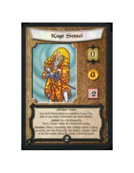 Kage Sensei  - All Clans. Sensei Your Kolat Personalities are members of your Clan. Each of you Kolat Personalities has these ab