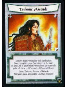 Tsukune Ascends  - Remove your Personality with the highest Force from the game. You choose in the case of a tie. All of your ot