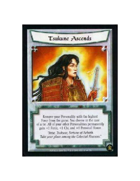 Tsukune Ascends  - Remove your Personality with the highest Force from the game. You choose in the case of a tie. All of your ot