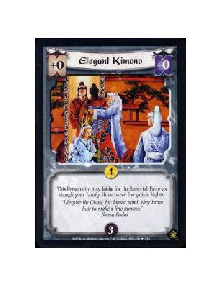 Elegant Kimono  - This Personality may lobby for the Imperial Favor as though your Family Honor were five points higher.