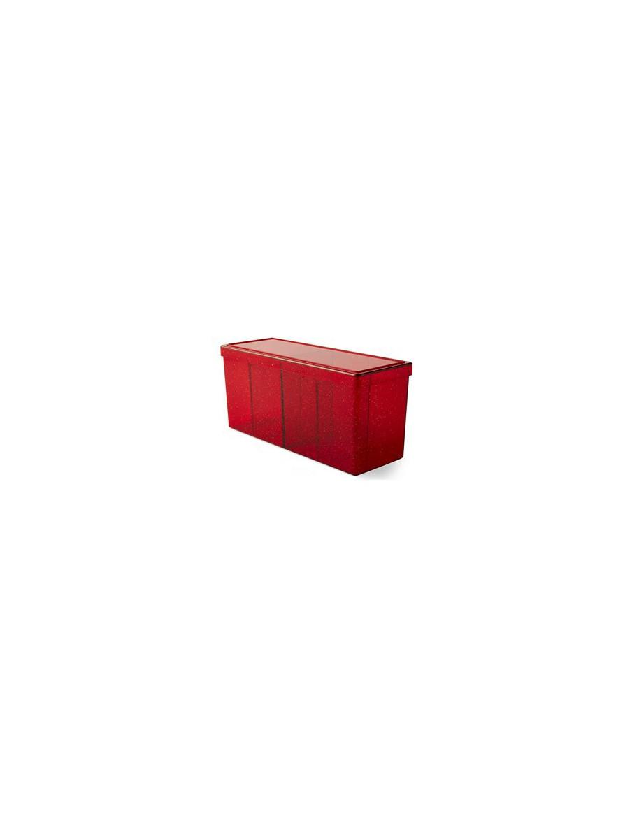 Deck box 4 Compartimentos 320+ cards. Gamegenic Fourtress Rojo  - 