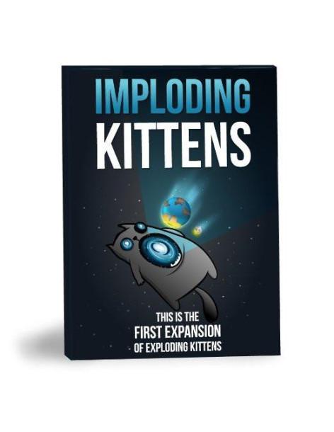 Exploding Kittens: Imploding Kittens  - CONTENIDO
20 cartas nuevas ilustradas por the oatmeal, una carta para ampliar la baraja 