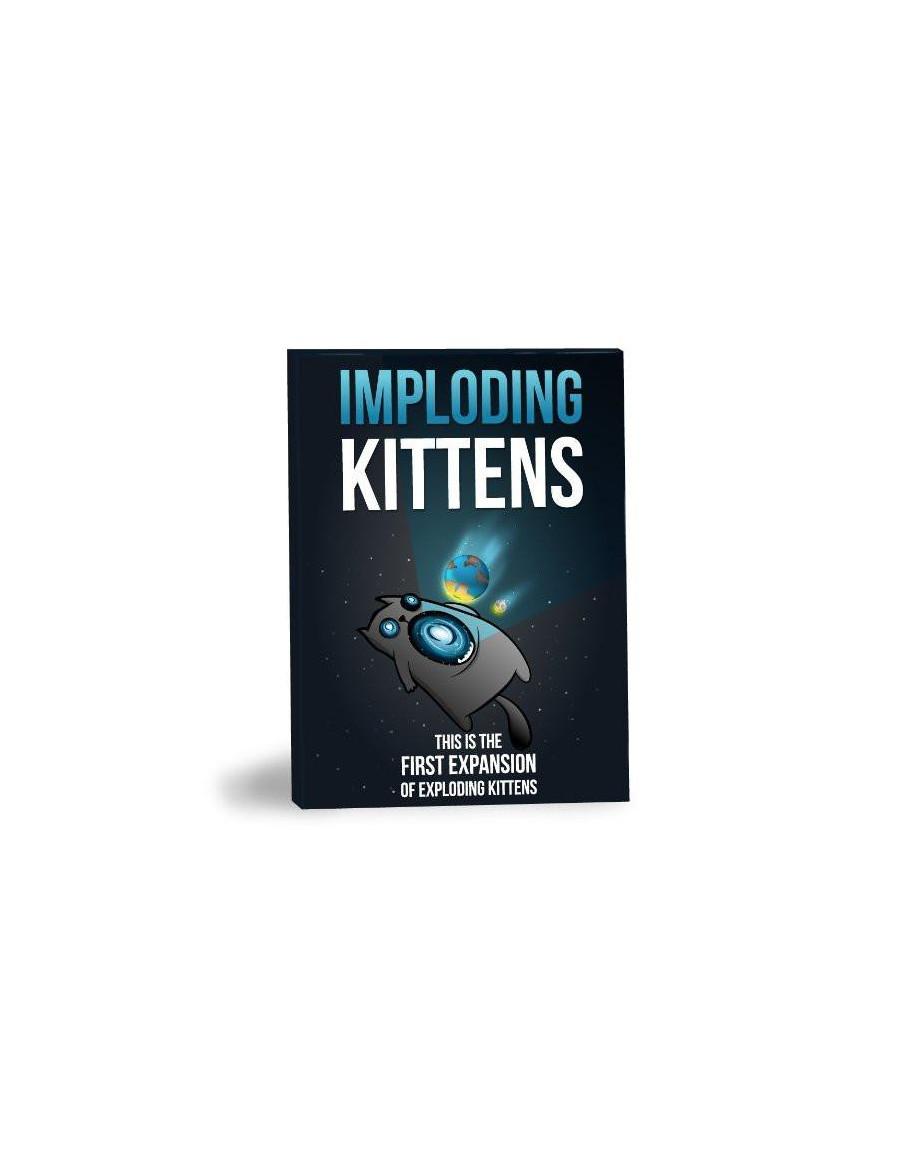 Exploding Kittens: Imploding Kittens  - CONTENIDO
20 cartas nuevas ilustradas por the oatmeal, una carta para ampliar la baraja 