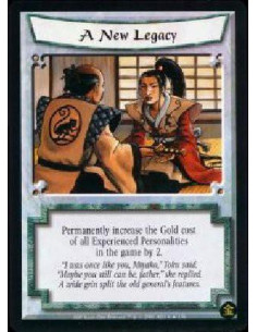 A New Legacy FOIL  - Permanently increase the Gold Cost of all experienced Personalities in the game by 2.