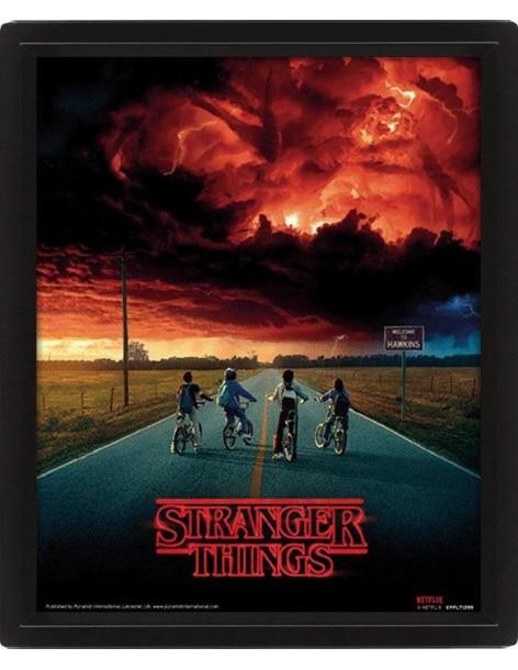 Poster 3D Mind Flyer Stranger Things