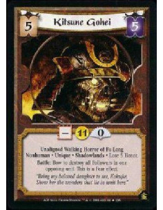 Kitsune Gohei FOIL  - Unaligned Walking Horror of Fu Leng * Nonhuman * Unique * Shadowlands * Lose 5 Honor. Battle: Bow to destr