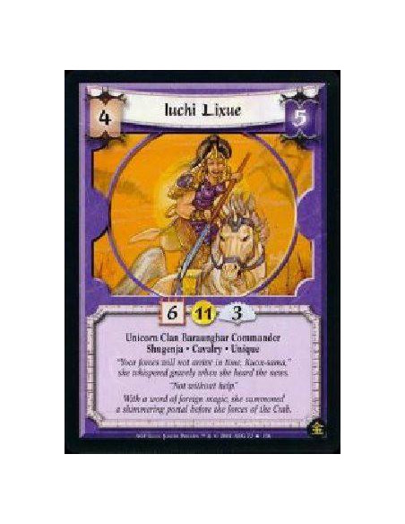 Iuchi Lixue FOIL  - Unicorn Clan Baraunghar Commander * Shugenja * Cavalry * Unique