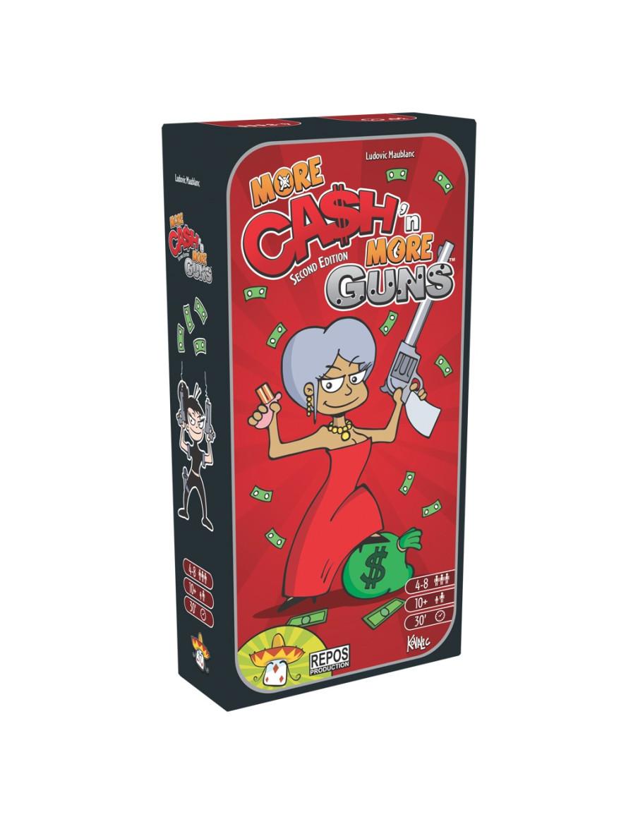 More Cash & More Guns. En Español.  - Expansión del juego Cash'n Guns, con nuevas armas y nuevas cartas para disfrutar.