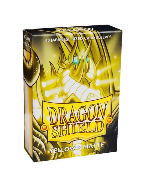 Dragon Shield Japanese Size Sleeves (59x86mm) - Yellow Matte (60)  - 