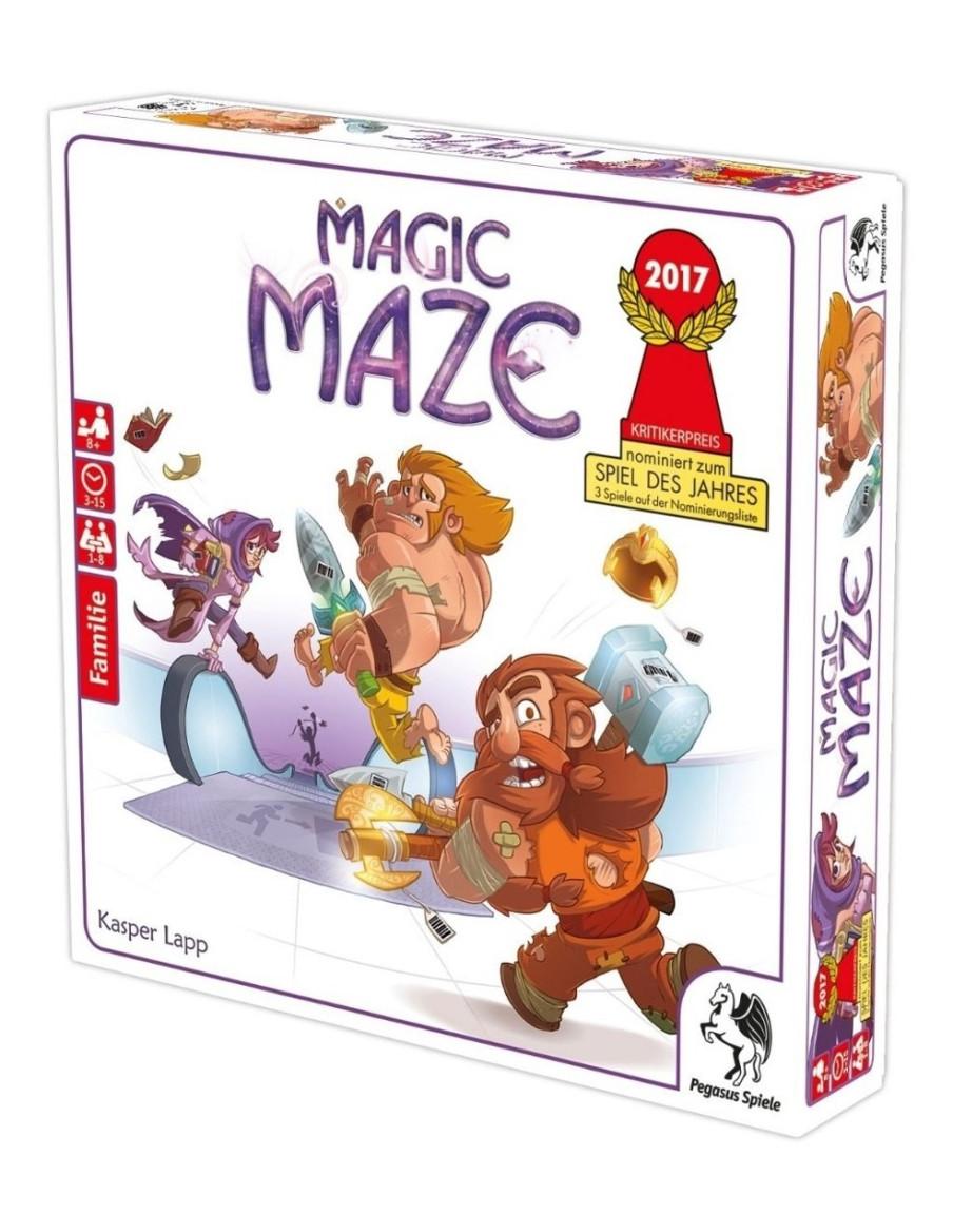 Magic Maze  - Magic Maze es un gran juego cooperativo, con el que jugarás en silencio realizando tus acciones y coordinándolas c