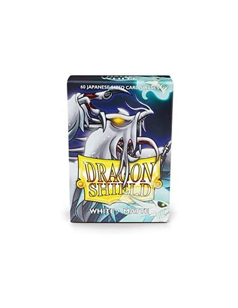 Fundas Dragon Shield Tamaño Japonés (59x86mm) - Blanco / White Mate (60)  - Fundas Tamaño Yu-Gi-Oh! y Vanguard!Japannes Size
