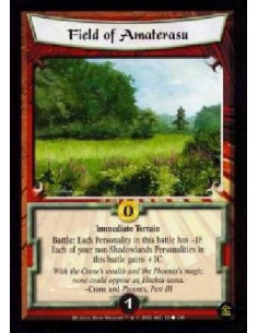 Field Of Amaterasu  - Immediate Terrain Battle: Each Personality in this battle has -1F. Each of your non-Shadowlands Personalit