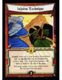 Iaijutsu Technique  - Limited: Bow one of your Samurai Personalities with the Double Chi trait, the Duelist trait, or more than 