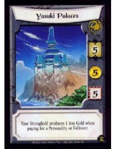 Yasuki Palaces  - Before the game begins, you must declare whether you are a Crab Clan or a Crane Clan player. Your stronghold p