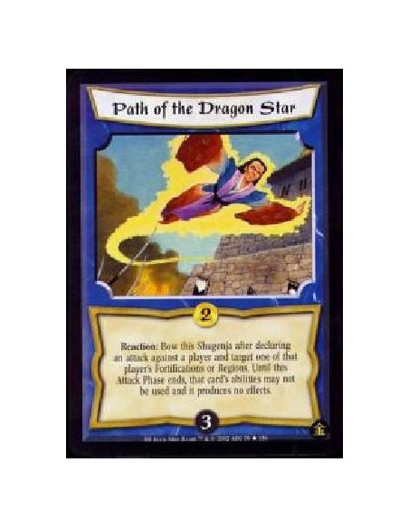 Path Of The Dragon Star  - Reaction: Bow this Shugenja after declaring an attack against a player and target one of that player'