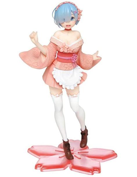 Figure Re:Zero Rem Sakura. Precious Figure  - 
