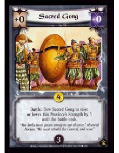 Sacred Gong  - Battle: Bow Sacred Gong to raise or lower this Province's Strength by 3 until the battle ends. 