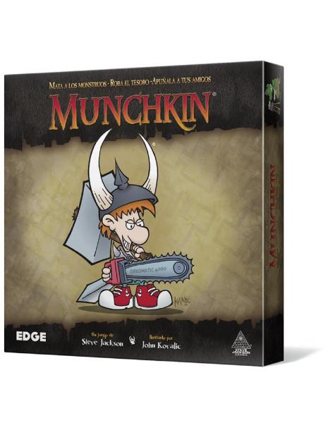 Munchkin  - Baja al Dungeon. Mata todo lo que encuentres. Apuñala a tus amigos y quédate con sus cosas. Toma el tesoro y corre. 