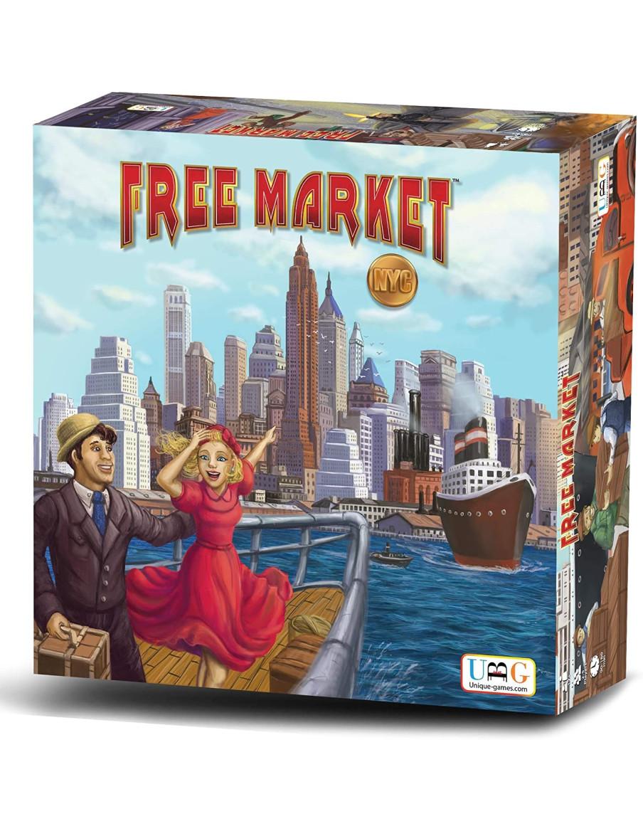 Free Market: NYC  - Free Market es un juego competitivo de estrategia basado en los principios del libre mercado.
