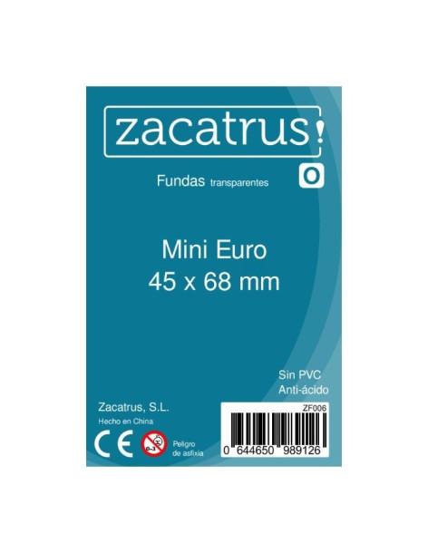 Fundas Zacatrus Mini Euro (45x68 mm) (55 uds)  - Contiene 55 fundas tamaño 45x68 milímetros