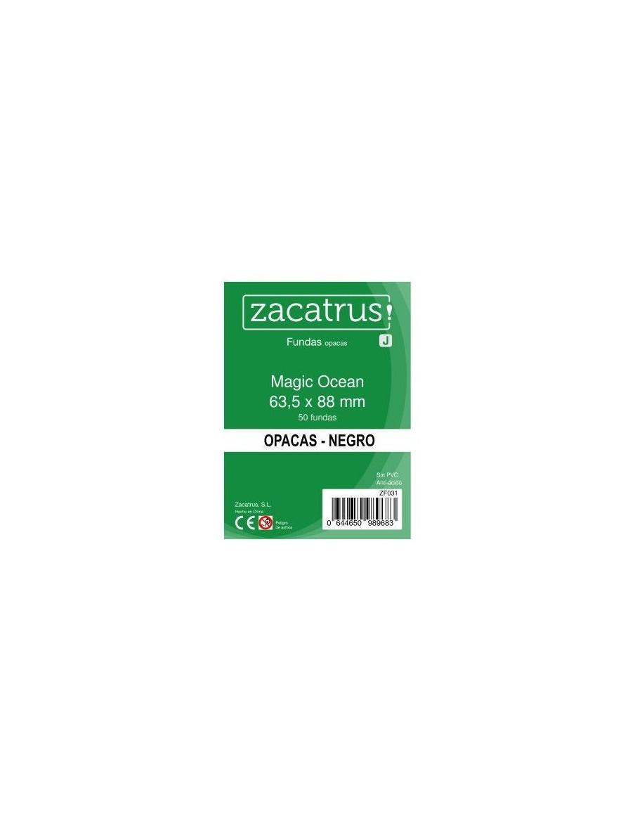 Fundas Zacatrus Magic Ocean (Standard: 63,5mm x 88 mm) Negro (50 uds)  - 