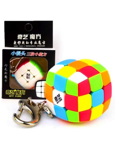 3x3x3 Qiyi Pillow  Stickerless Keychain  -  2