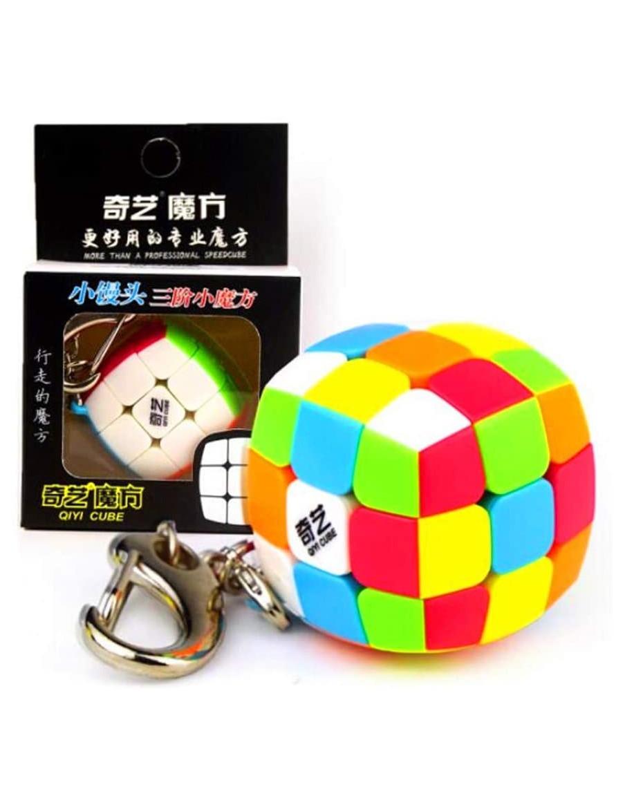 3x3x3 Qiyi Pillow  Stickerless Keychain  - 