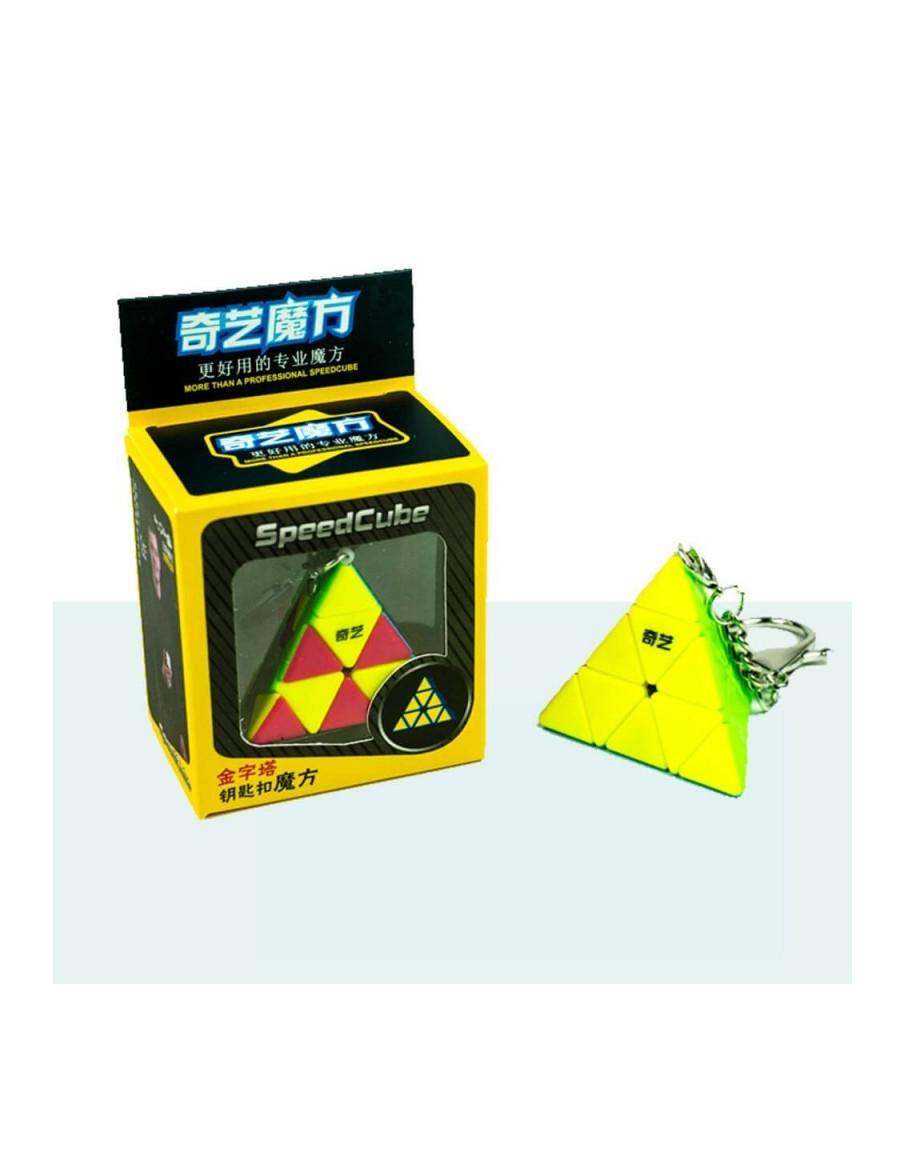 Llavero Cubo Pyraminx Stickerless  - 