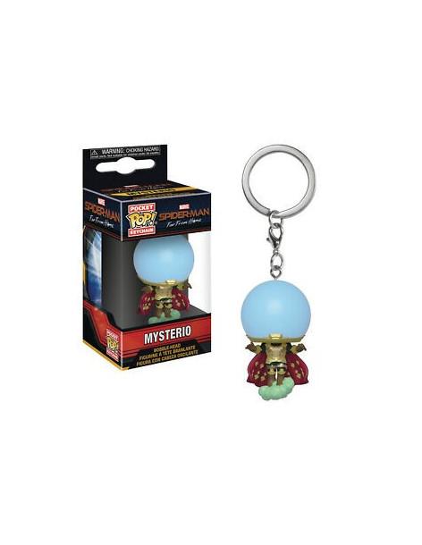 Llavero Pop Mysterio. Spiderman  - Llavero con una figura de Misterio de Marvel Spiderman Far from Home
