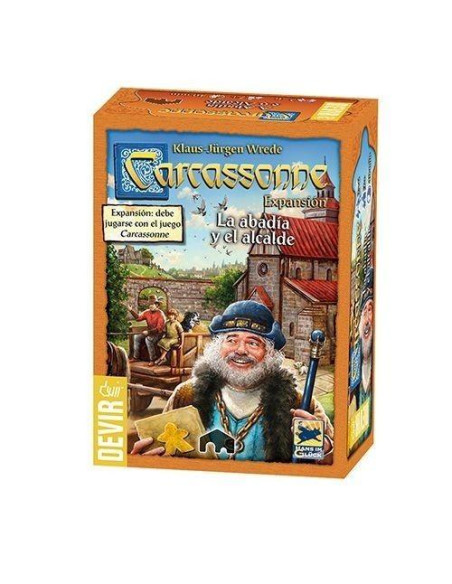 Carcassonne: La Abadía y El Alcalde  - Con esta nueva expansión, los jugadores tienen la opción de reforzar su influencia en el 