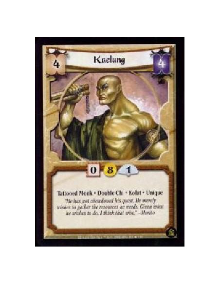 Kaelung FOIL  - Tattooed Monk. Double Chi. Kolat. Unique  