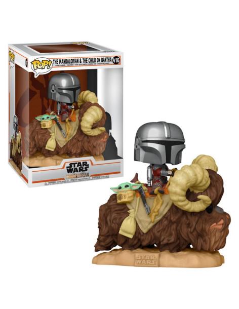 Funko Pop The Mandalorian & The Child en Bantha (Baby Yoda)  - 