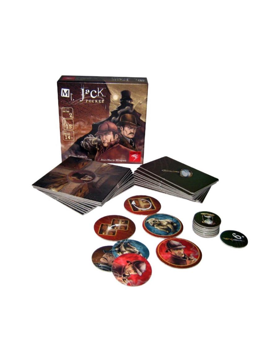 Mr. Jack Pocket  - Mr. Jack Pocket ¡Descubre la versión de bolsillo de Mr. Jack, el juego de investigación preferido por los est