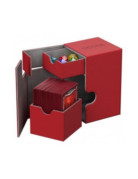 Flip'n'Tray Deck Case 100+ Tamaño Estándar XenoSkin Rojo. Ultimate Guard  - 