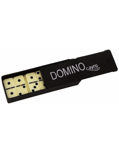 Domino. Caja madera y piezas  - 