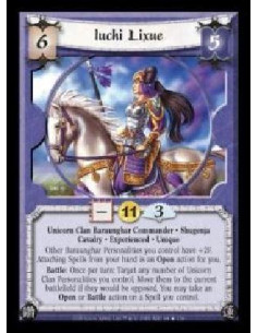Iuchi Lixue Exp  - Unicorn Clan Baraunghar Commander · Shugenja · Cavalry · Experienced · Unique. Other Baraunghar Personalities