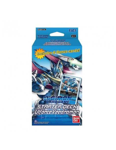 UlforceVeedram ST-8 Starter Deck  - Constructed Deck ×1 (54 cards)Holo Texture Campaign Cards ×6Metallic Memory Gauge ×2"