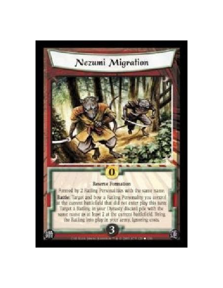 Nezumi Migration  - Reserve Formation. Formed by 2 Ratling Personalities with the same name. Battle: Target and bow a Ratling Pe