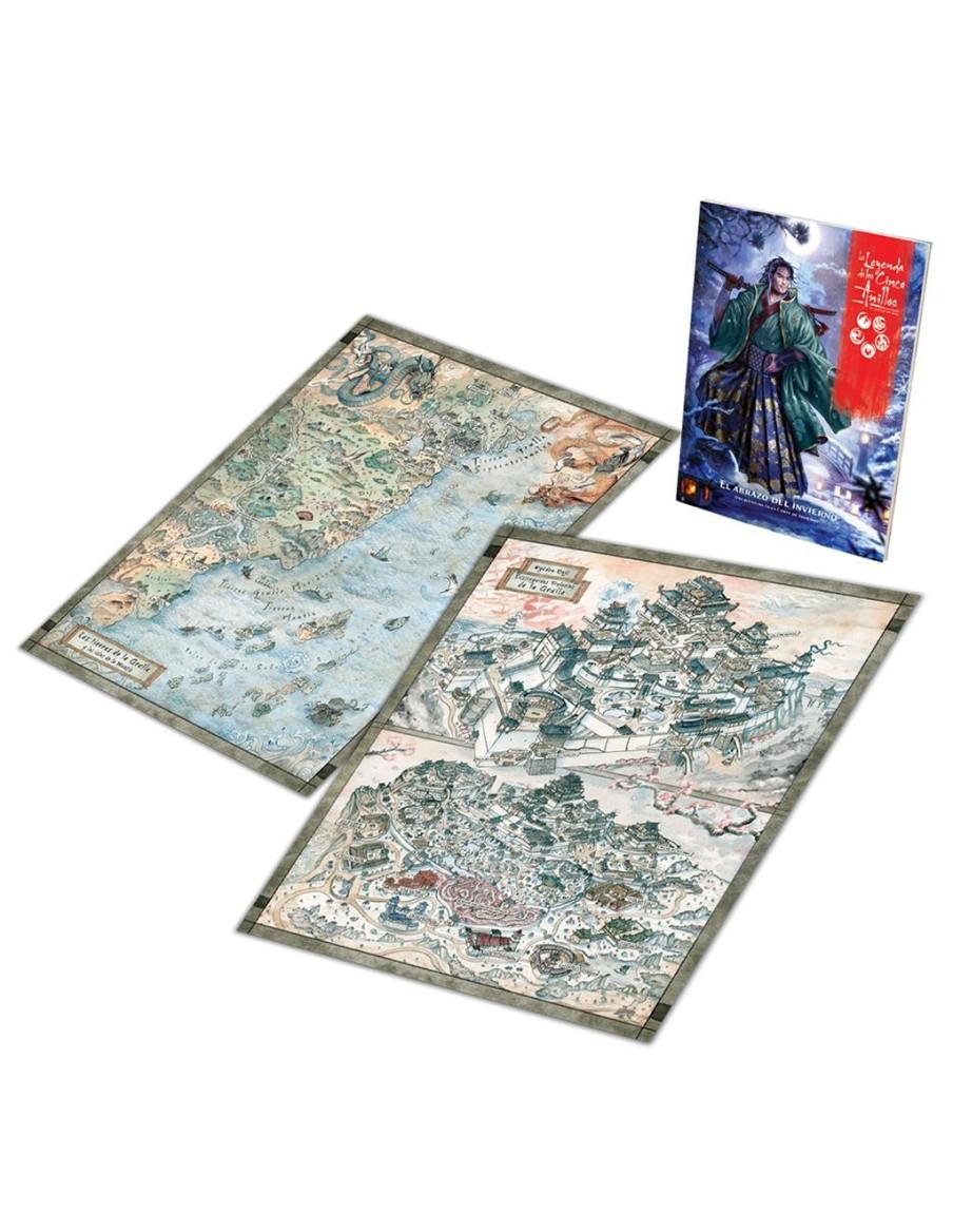 El Abrazo del Invierno  - El Abrazo del Invierno incluye:

Un libreto de 32 páginas con una aventura completa para el juego de r