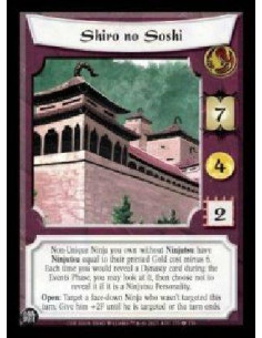 Shiro no Soshi (Idioma Español)  - Non-Unique Ninja you own without Ninjutsu have Ninjutsu equal to their printed Gold cost minu