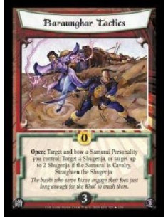 Baraunghar Tactics FOIL  - Open: Target and bow a Samurai Personality you control: Target a Shugenja, or target up to 2 Shugenja