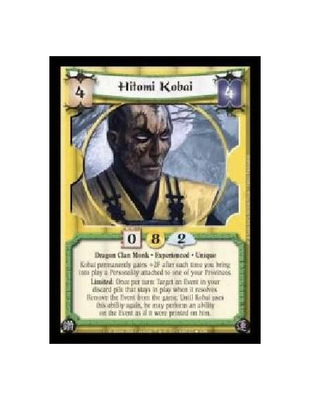 Hitomi Kobai Exp FOIL  - Dragon Clan Monk · Experienced · Unique. Kobai permanently gains +2F after each time you bring into pla